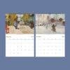 Carl Larsson Wall Calendar – Swedish Folk Art, Nordic Artwork, Semi-Glossy Paper