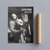 Lester Young - Jazz Music Poster, Famous Door NYC 1946, Gallery Matte