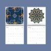 Afghan Boundary Commission Wall Calendar – Handmade Ornament, Islamic Gift, Semi-Gloss Paper