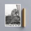 Eartha Kitt - Jazz Music Poster, Sleeping On The Bus 1962, Gallery Matte