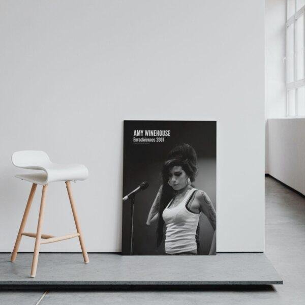 Amy Winehouse - Jazz Music Poster, Eurockéennes Festival 2007, Gallery Matte