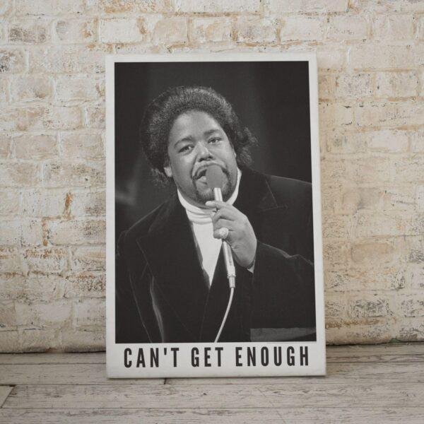 Barry White - Jazz Music Poster, Amsterdam Concert 1974, Gallery Matte