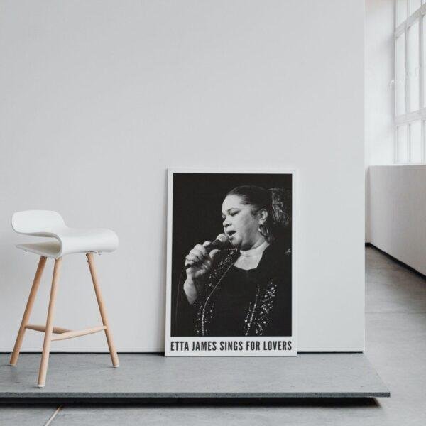 Etta James – Jazz Music Poster, Deauville 1990, Smooth Matte Art Print