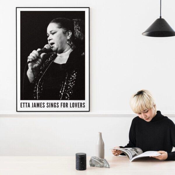 Etta James – Jazz Music Poster, Deauville 1990, Smooth Matte Art Print