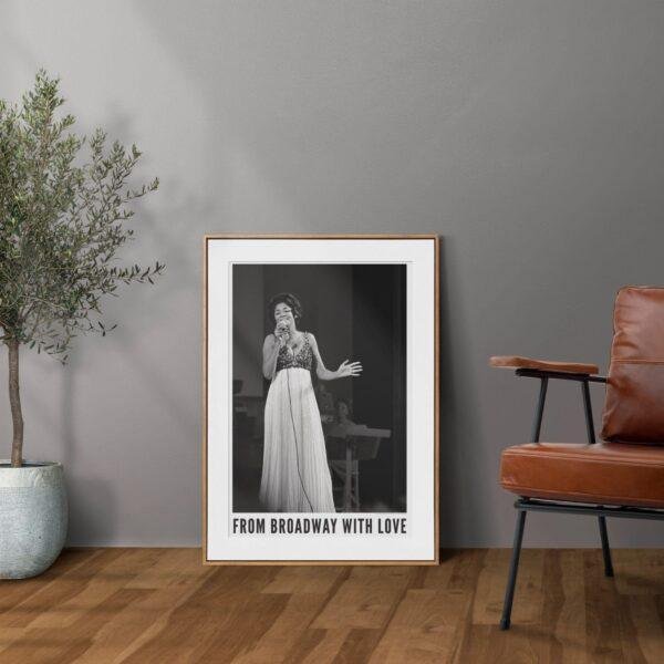 Nancy Wilson – Jazz Music Poster, Amsterdam 1968, Smooth Matte Art Print