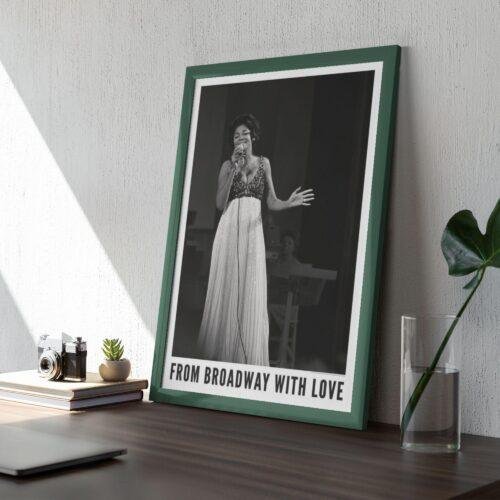 Nancy Wilson – Jazz Music Poster, Amsterdam 1968, Smooth Matte Art Print