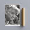 Leonard Bernstein – Jazz Music Poster, New York 1971, Smooth Matte Art Print
