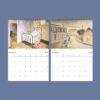 Eric Ravilious Wall Calendar – British Artist, Coastal Watercolor, Artistic Present, Semi-Glossy Paper