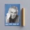 Leonard Bernstein – Jazz Music Poster, Maestro Series, Gallery Matte