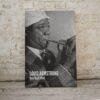 Louis Armstrong  – Jazz Music Poster, New York City 1946, Smooth Matte Art Print