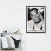 Louis Armstrong  – Jazz Music Poster, New York 1953, Smooth Matte Art Print