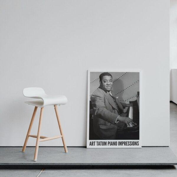 Art Tatum – Jazz Music Poster, Rochester NY 1946, Gallery Matte