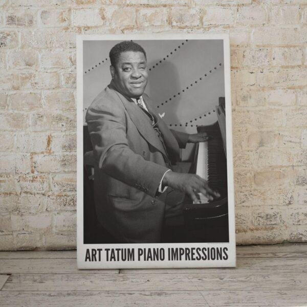 Art Tatum – Jazz Music Poster, Rochester NY 1946, Gallery Matte