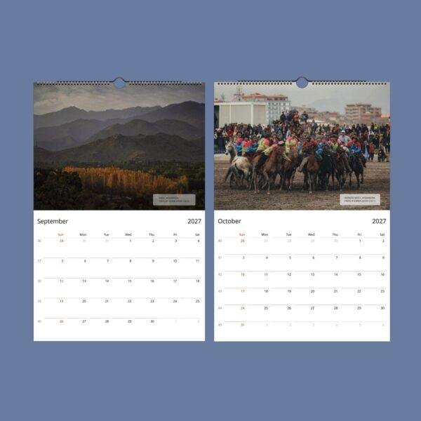 Afghanistan Wall Calendar – Afghan Culture & Traditions, Educator Gift, Semi-Glossy Paper