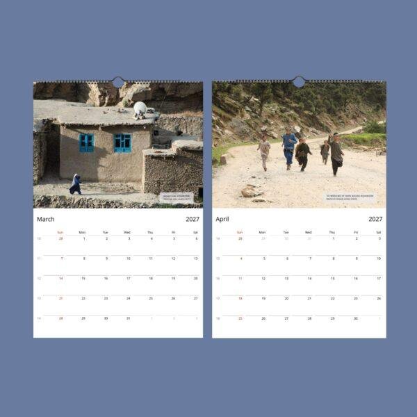 Afghanistan Wall Calendar – Afghan Culture & Traditions, Educator Gift, Semi-Glossy Paper