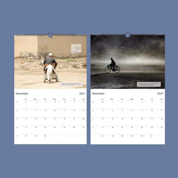 Afghanistan Wall Calendar – Afghan Culture & Traditions, Educator Gift, Semi-Glossy Paper