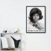 Aretha Franklin - Jazz Music Poster, Billboard 1968, Gallery Matte