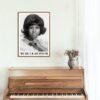 Aretha Franklin - Jazz Music Poster, Billboard 1968, Gallery Matte