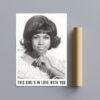 Aretha Franklin - Jazz Music Poster, Billboard 1968, Gallery Matte