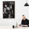 Lester Young - Jazz Music Poster, Famous Door NYC 1946, Gallery Matte