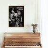 Lester Young - Jazz Music Poster, Famous Door NYC 1946, Gallery Matte