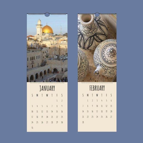 Palestine Calendar – Middle Eastern Art, Free Palestinians, Semi-Glossy Paper