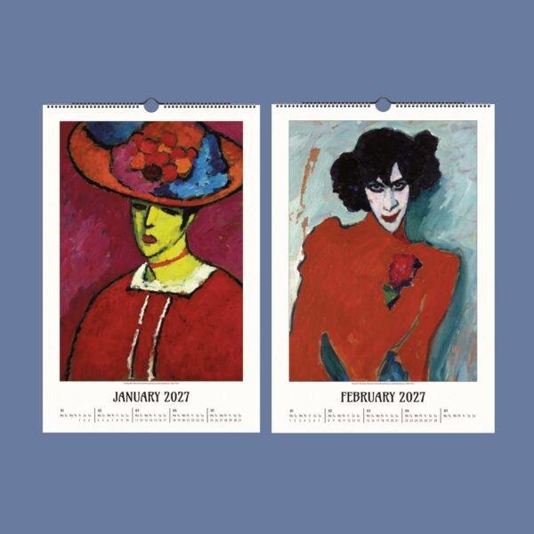 Alexej von Jawlensky Wall Calendar - Russian Artist, Expressionist Art, Gifting Idea, Semi-Glossy Paper