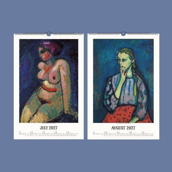 Alexej von Jawlensky Wall Calendar - Russian Artist, Expressionist Art, Gifting Idea, Semi-Glossy Paper