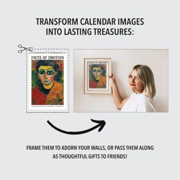 Alexej von Jawlensky Wall Calendar - Russian Artist, Expressionist Art, Gifting Idea, Semi-Glossy Paper