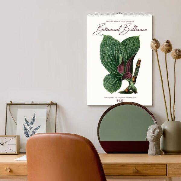 Nature Calendar – Edward Lowe, British Botanist, Herbarium Art, Semi-Gloss Paper