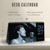 Classic Jazz Desk Calendar – Monthly Planner, Billie Holiday Cover, Semi-Glossy Paper