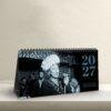 Classic Jazz Desk Calendar – Monthly Planner, Ella Fitzgerald Cover, Semi-Glossy Paper