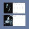 Classic Jazz Desk Calendar - Monthly Planner, Max Roach Cover, Semi‑Glossy Paper