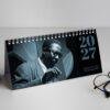 Classic Jazz Desk Calendar – Monthly Planner, Thelonious Monk Cover, Semi-Glossy Paper