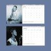 Classic Jazz Desk Calendar - Monthly Planner, Max Roach Cover, Semi‑Glossy Paper