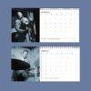 Classic Jazz Desk Calendar - Monthly Planner, Max Roach Cover, Semi‑Glossy Paper