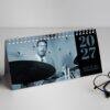 Classic Jazz Desk Calendar - Monthly Planner, Max Roach Cover, Semi‑Glossy Paper