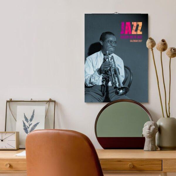 Jazz Calendar: William P. Gottlieb’s Masterpieces, Louis Armstrong Cover, Semi‑Glossy Paper