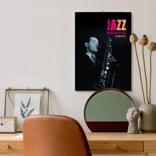 Jazz Calendar: Thoughtful Gift, Music Legend Monthly Planner, Tex Beneke Cover
