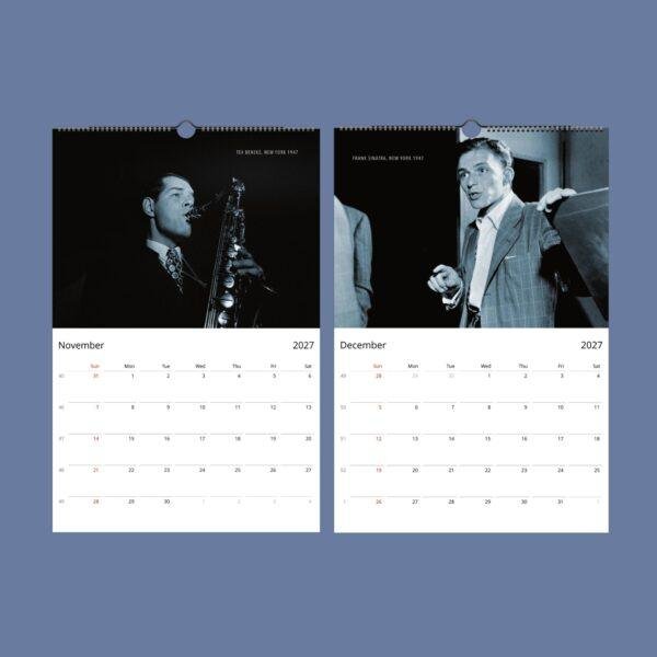 Jazz Calendar: William P. Gottlieb’s Masterpieces, Louis Armstrong Cover, Semi‑Glossy Paper