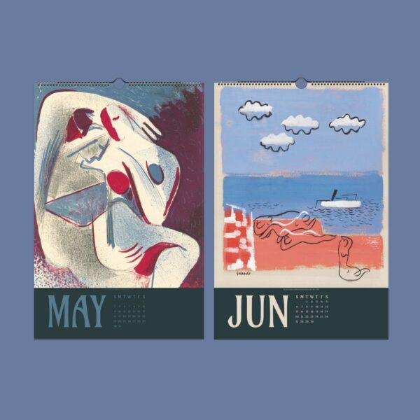 Mikuláš Galanda Wall Calendar