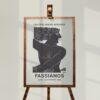 Alekos Fassianos Exhibition Poster - Château Musée Nemours 1980