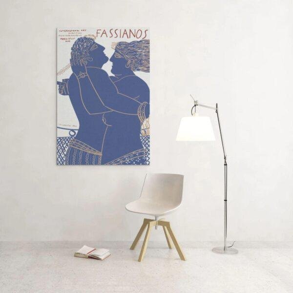 Alekos Fassianos Exhibition Poster - New York Coliseum 1979
