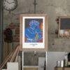 Alekos Fassianos Exhibition Poster - Participation at International Contemporary Art Fair (FIAC) Paris 1978