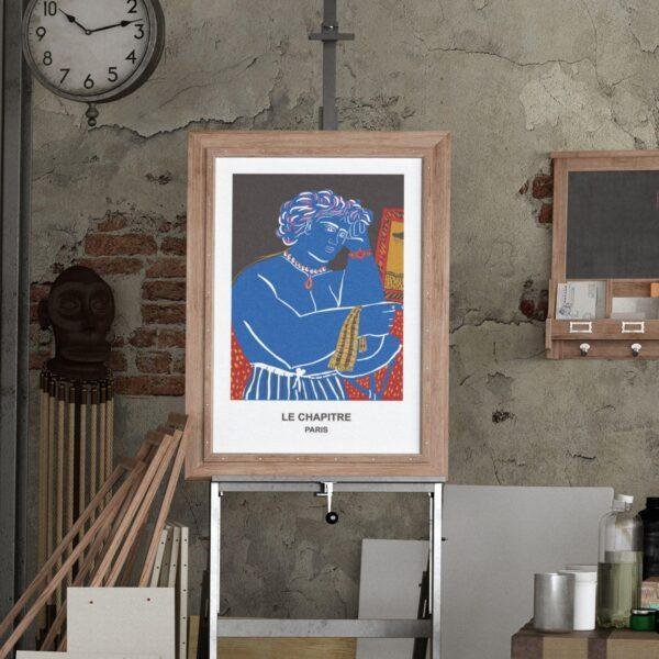 Alekos Fassianos Exhibition Poster - Participation at International Contemporary Art Fair (FIAC) Paris 1978