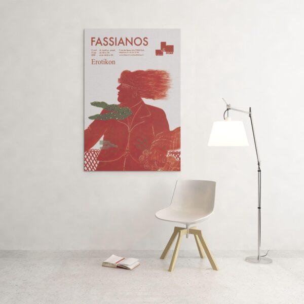 Alekos Fassianos Exhibition Poster - Galerie Di Meo 2008