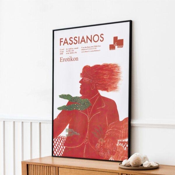 Alekos Fassianos Exhibition Poster - Galerie Di Meo 2008