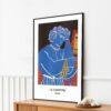Alekos Fassianos Exhibition Poster - Participation at International Contemporary Art Fair (FIAC) Paris 1978