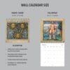 Signs & Wonders Wall Calendar - Gothic Home Decor, Dark Academia, Semi-Glossy Paper