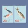 Chinese Goldfish Wall Calendar